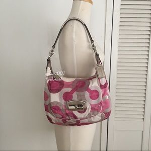 Coach Kristen Graphic Hobo Handbag Purse F19963